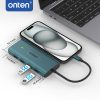 ONTEN (OTN-9591A) 11-in-1 USB-C Docking Station – Dual Display 4K HDMI + VGA, PD Fast Charging, SD/TF Card Reader & LAN Hub