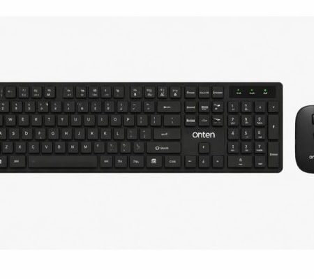 ONTEN (OTN-KB202) Wireless Business Keyboard & Mouse Combo ,104-Key Full Size Keyboard with 4-Button Mouse