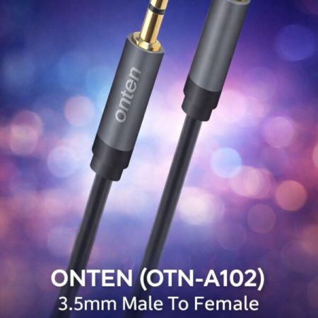 ONTEN A102 Audio Extension Cable 3.5mm Male to Female AUX Extension 1M