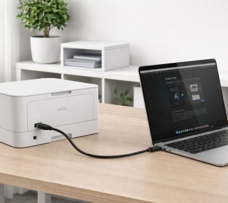 ONTEN (OTN-UC106) USB-C To USB-A Printer Cable – 1.8 Meter