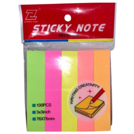 Colourfull Sticky Notes 100 Sheets