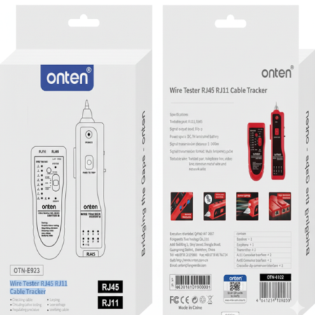 ONTEN ( OTN-E923) Wire Tester RJ45 RJ11 Cable Tracker