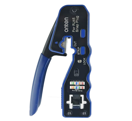 ONTEN (OTN-E991) Network Cable Crimping Tool – Professional RJ45 Cat6/Cat5e Modular Plug Crimper