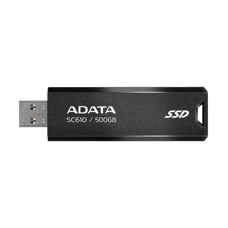 ADATA SC610 500GB USB 3.2 Black Portable External SSD #SC610-500G-CBK