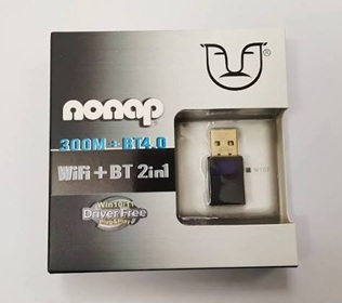 Nonap 300M WiFi + Bluetooth 4.0 2-in-1 USB Adapter